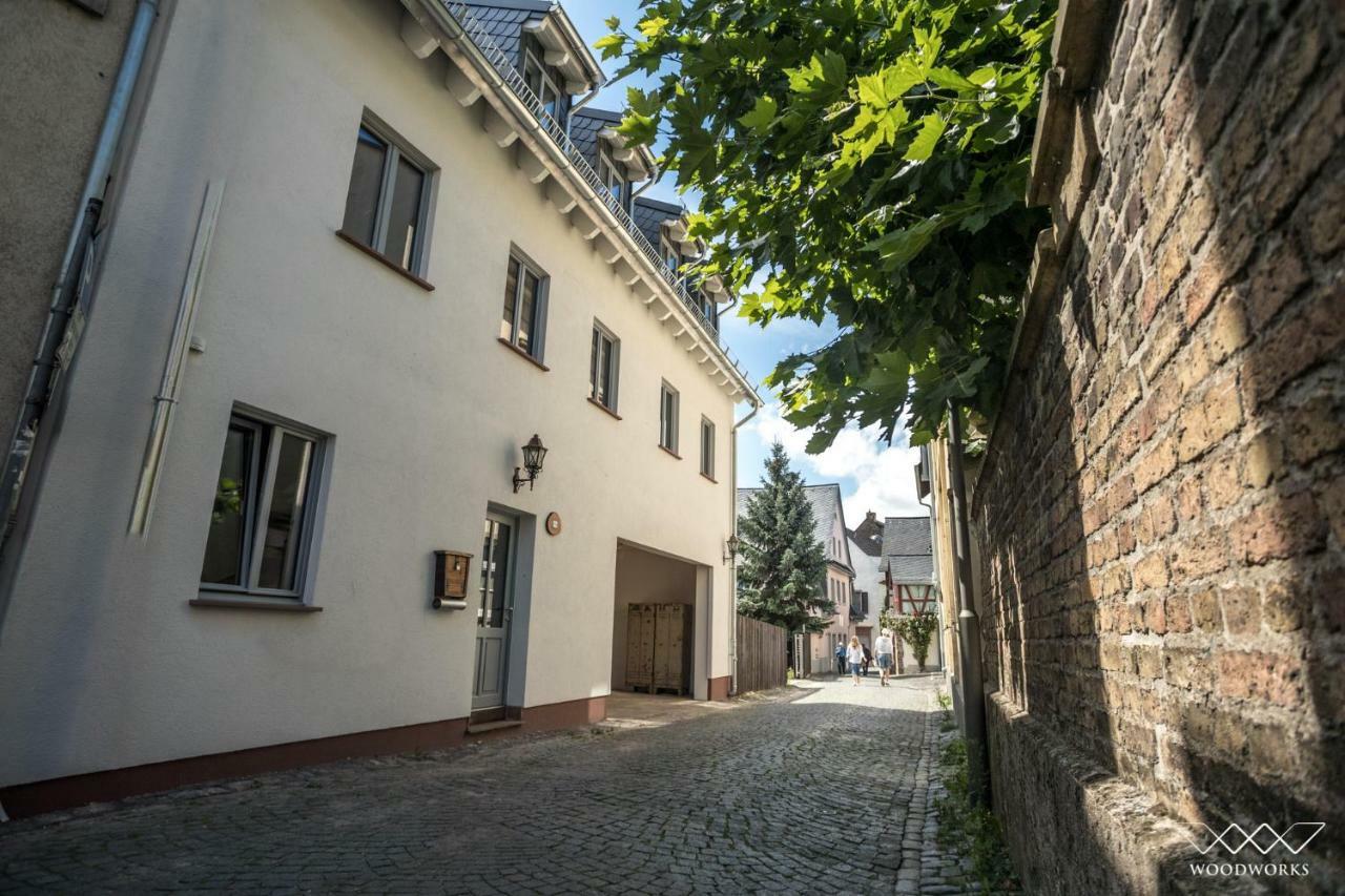Fewo " Schmiede " Innenstadt, Ruhige Lage, Grosse Terrasse, Wlan Inkl. Rüdesheim am Rhein Esterno foto